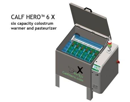 Calf Hero 6X colostrum pasteurizer and thawer